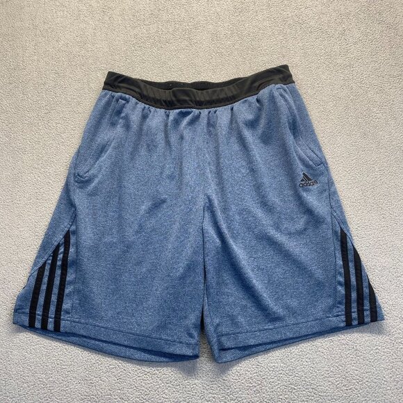 Adidas Men's Shorts Size Large Drawstring Blue Comfort,Lightweight,Pockets - Picture 1 of 15